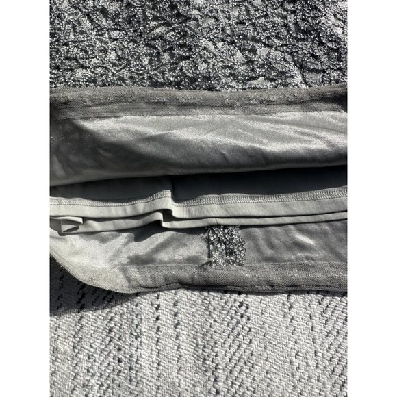 Simply Liliana Womens Silver Gray 8 Dress Sequence Formal Shimmer Sheath Midi - Picture 9 of 14